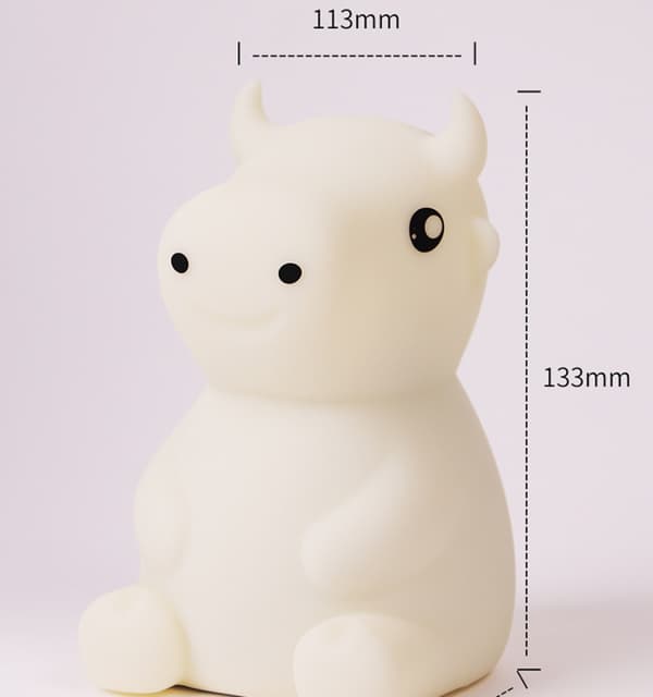 Niuniu Silicone Calf Shape Night Light