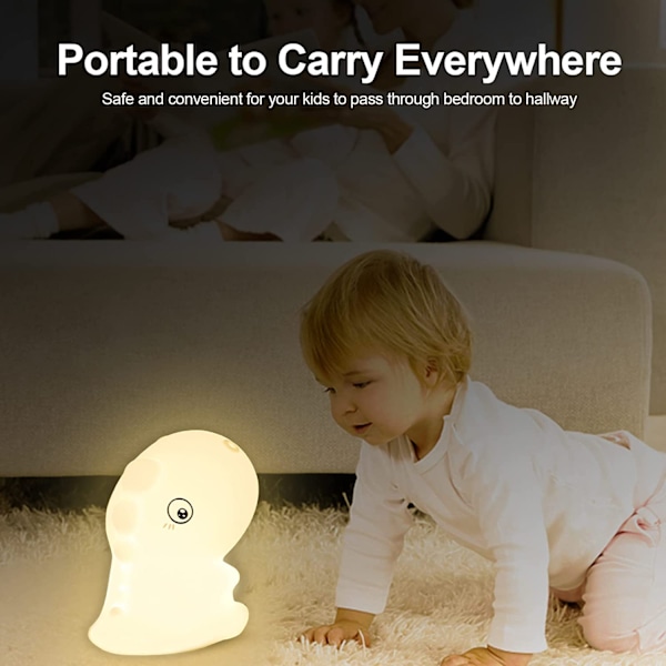 Night Light 7 Farveskiftende LED Portable Touch La