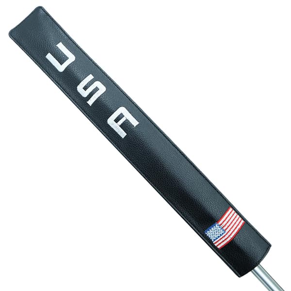 1/2/3 Premium Leather För Golf Alignment Stick Cover Four-Leaf black 1 Pc