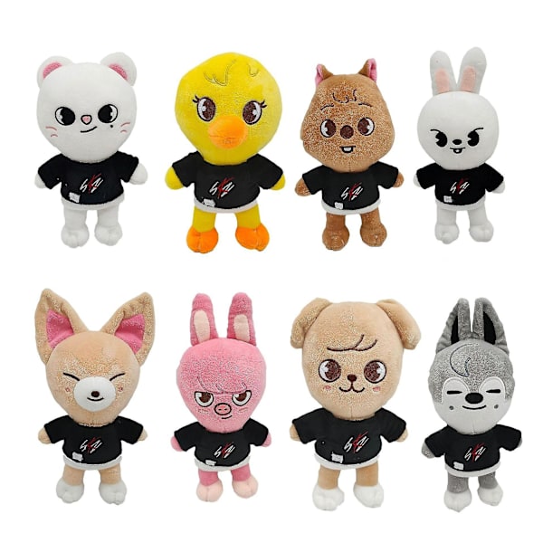 Docka Skzoo Plysch Street Child Leeknow Hyunjin Doll Pillow Toya（1）