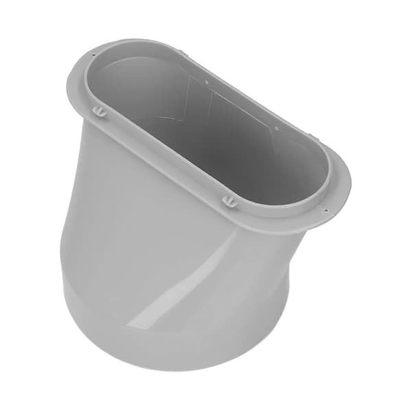 Airconditionerslangeforbindelse Universal Flad Mund ABS 5.9in Kaliber Airconditionrøradapter til Reparation