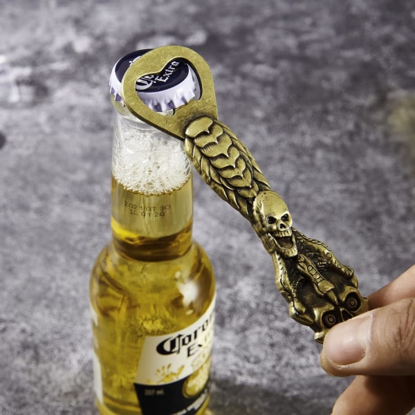 Dragon Claw Skulls Wine Beer Flasköppnare för Bar Bartender Men