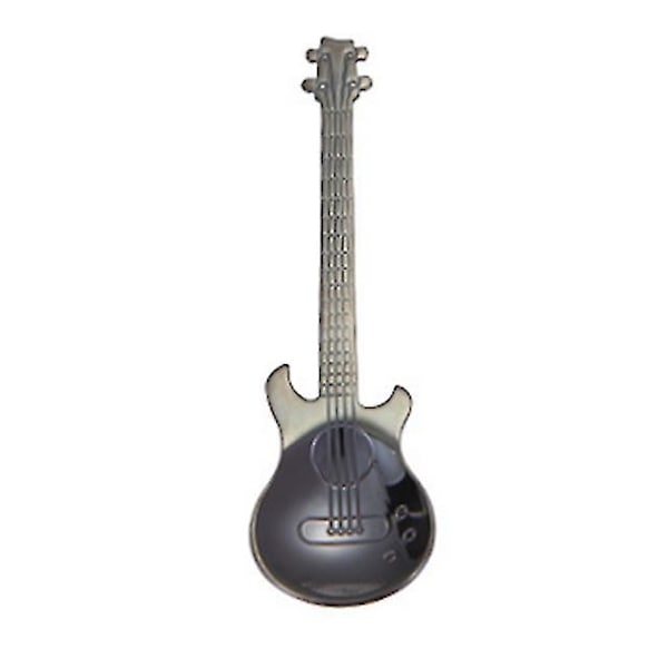 7 st/ set rostfritt stål gitarr tesked Dessertskedar