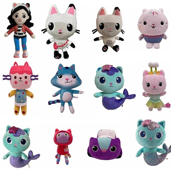 Gaby Toy House Pandy Claw Cat Plyschleksak