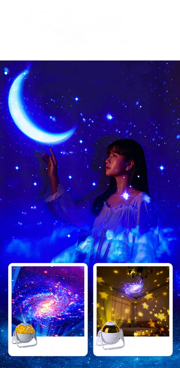 Galaxy Projector-star Projector-360 graders auto