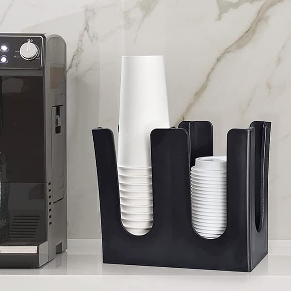 Kaffetilbehørssett oppbevaringsboks kaffekoppdispenser