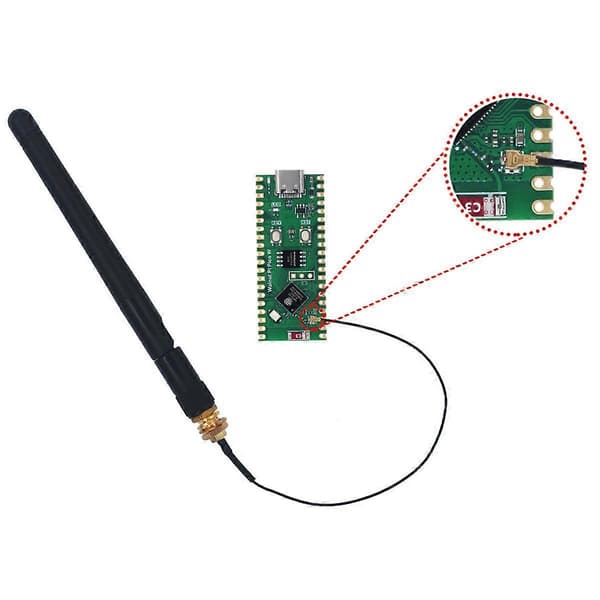 For PicoW Espressif ESP32-S3 utviklingskort 2.4G WiFi 802.11 B/G Bluetooth 5 for Pico