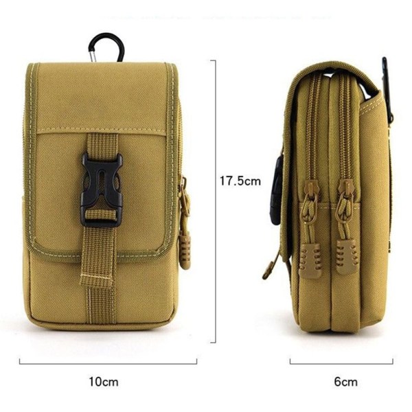 Tactical Molle -taskut Pieni tasku KHAKI