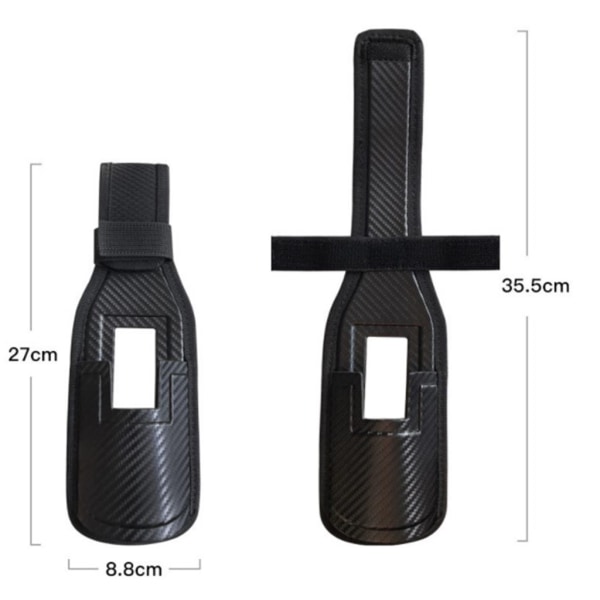 Ny Luya Rod Pouch Multifunktions Mobil Fiskeväska Bärbar Fiskeredskap Lure Bag Outdoor Läder Midjeväska A