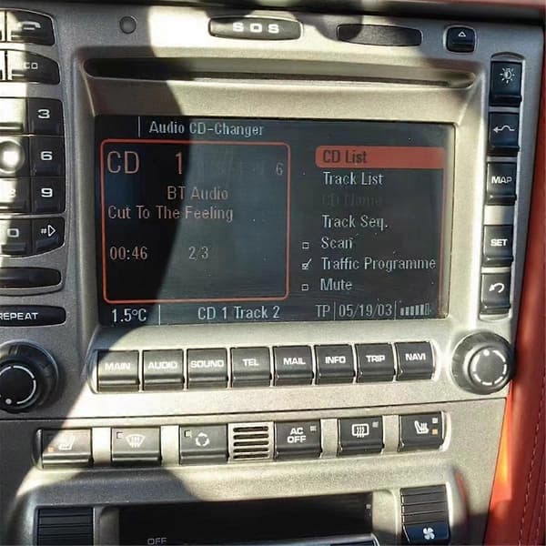 Bilstereo-inngangsdekoderboks PCM2.1 Bluetooth-moduler for 2003-2010 996.2 997.1