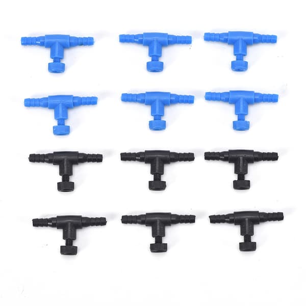 3/10 stk akvarium luftslange flowkontrol regulator ventil akvarium Blue 3PCS