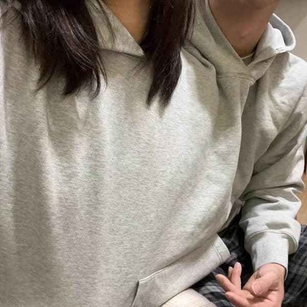 Modetröja casual överdimensionerad huva