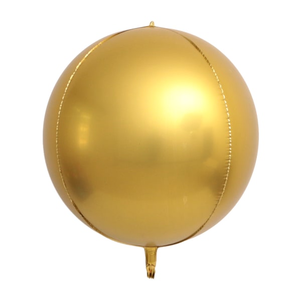 6st gigantiska folieballonger för födelsedag 22 tum 4D Round Sphere Ros