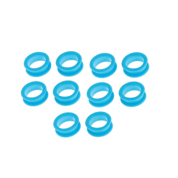 1/2/3/5 10x Barber Frisør Saks Fingerring Light Blue 10 pcs 1 Pc