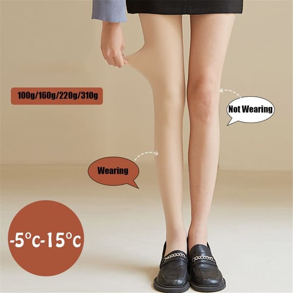 Kvinnelige Leggings Strømper Holder Varme 100g