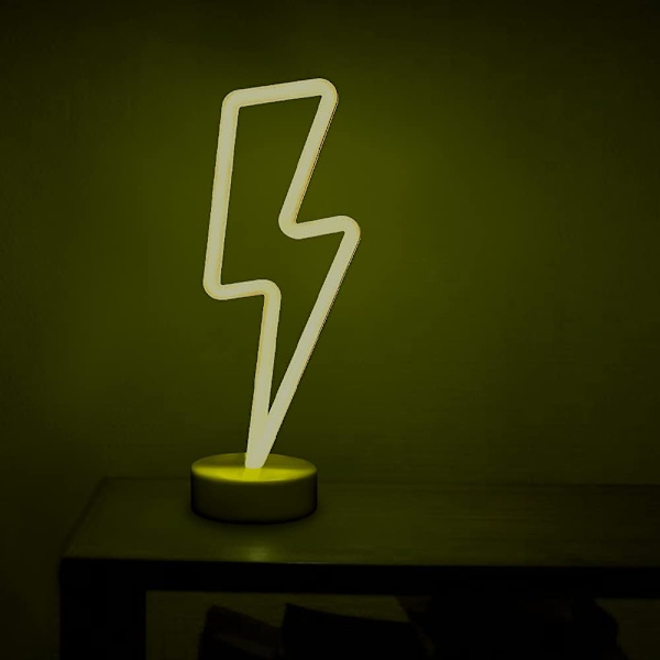 LED neonljusskylt Rumsdekor Nattlampor Batteri- och USB -driven inomhusbelysning Natt- och bordslampor för julfestbar (varm pingis)