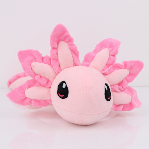 17,7 tum Axolotl Plyschleksak Mjuk gosedjur Tecknad Plyschare Axolotl Dockor Barn Vuxna Gamer Födelsedagspresent för barn Pink