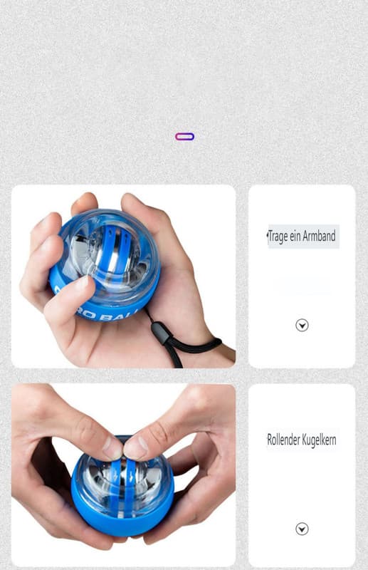 Rotasjonsball Håndleddsball/håndtrener Autostart