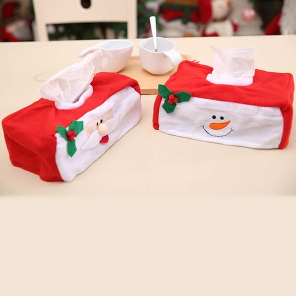 2 deler julefilt vevboks Xmas vevholder