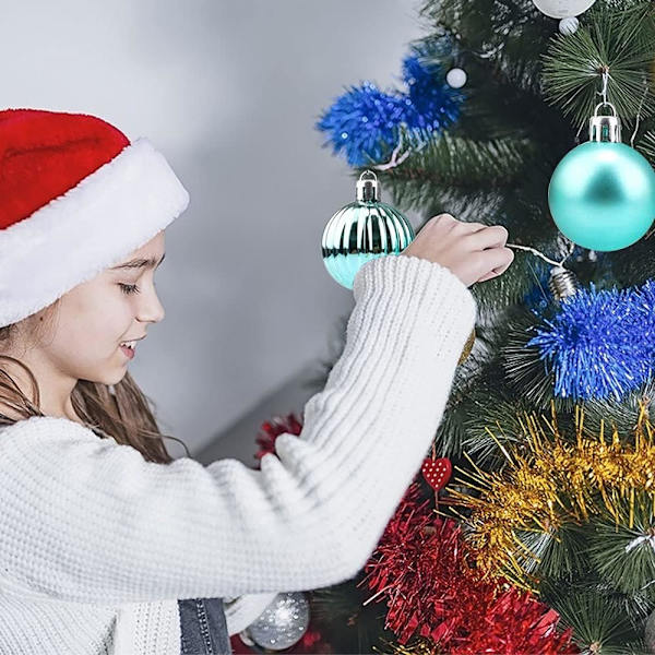 Boules de Noël, 30 boules de sapin de Noël de 3 cm, utsmyckningar