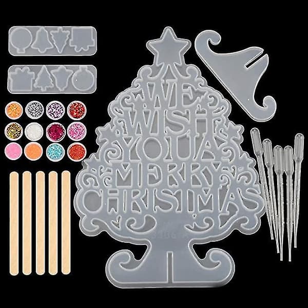 26 st Christmas Resin Formar Set, 3D Molds