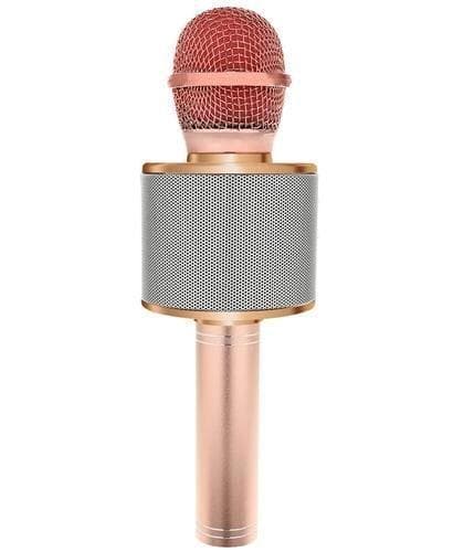 Karaoke mikrofon med högtalare och Bluetooth pink