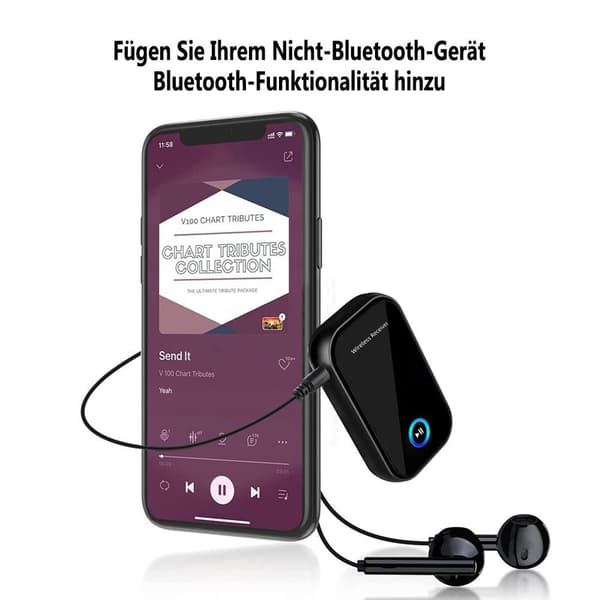 Bluetooth Adapter Bil Aux Bluetooth 5.0 Adapter Trådlös Billjud