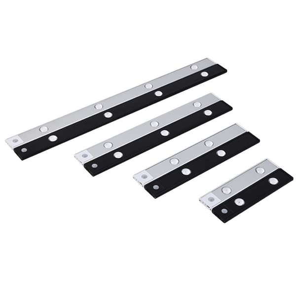 Ultratunn Smart Sensor Light Sovrum Living Room Light Bar Svart 40cm