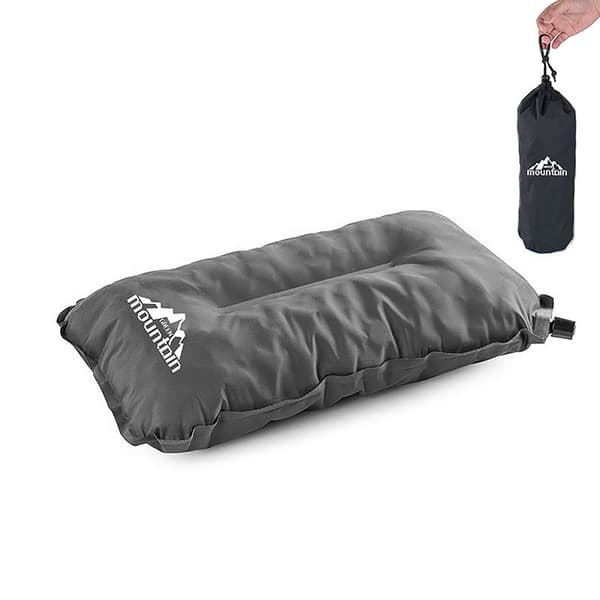 Sponge Ultralight Folding Kompakta uppblåsbara kuddar utomhus gray
