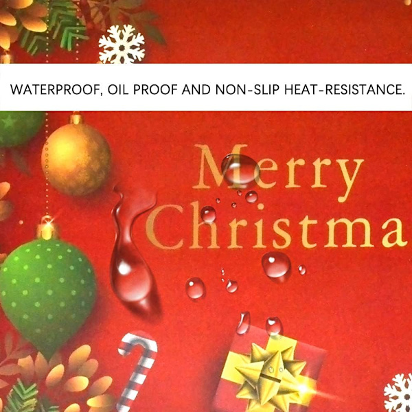 Waschbares Weihnachts-Tischset, Weihnachts-Tischset,