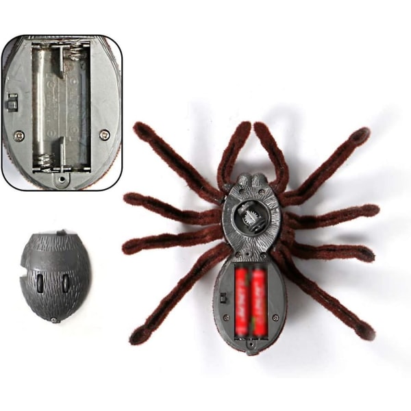 Creative Halloween Simulation Fjärrkontroll Small Spider Toy (b-2-v)