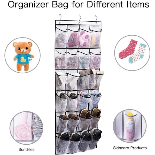 Hängande skoställ Organizer över dörren