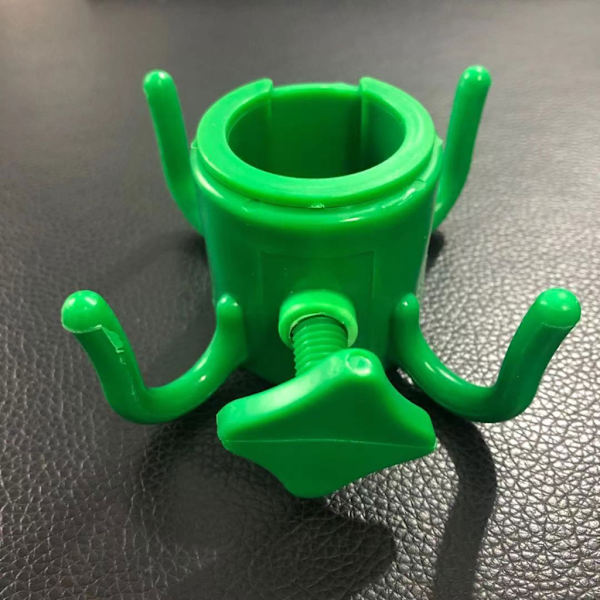 Strandparaplykrokhängare Paraplykrok Strandparaplyväskor Hållare hängkrok Green hexagonal