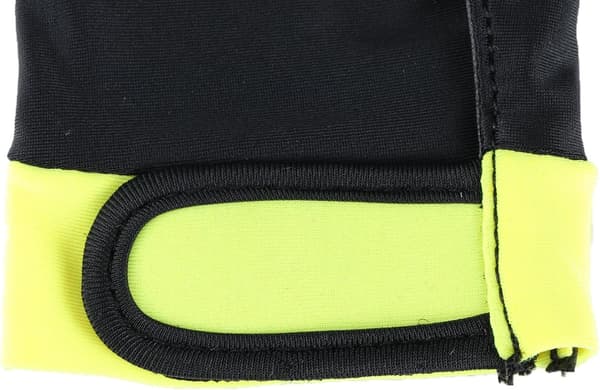 Elastisk Lycra 3 finger display biljard skyttehandske  M dark yellow m
