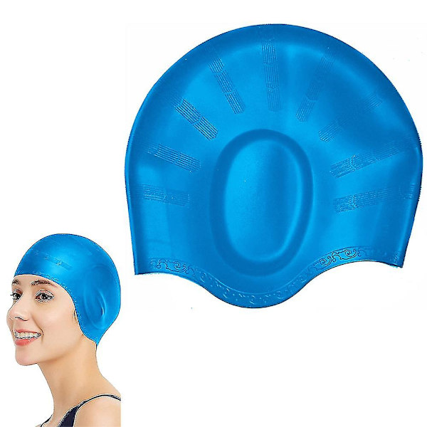 Badehette for kvinner og menn med medium eller store hoder - perfekt for voksne, eldre barn, gutter og jenter