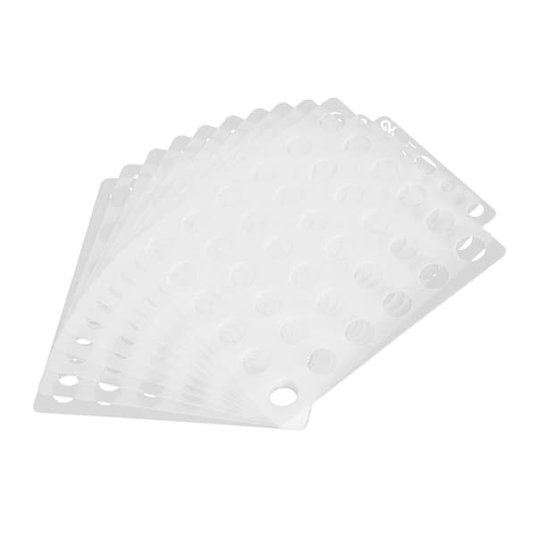 10 st målningsmall ihålig prickavbildning spray PET-stencilkort extra ritverktyg