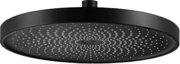 Brusehoved af førsteklasses kvalitet 220 mm. Spa-massagebruser (sort)