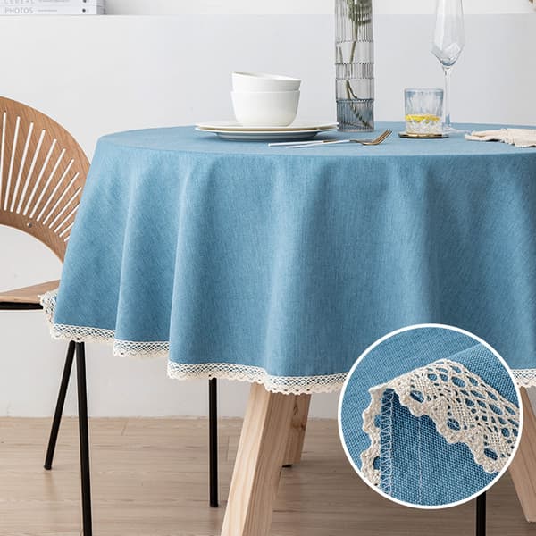 pyöreä pöytäliina 120cm (kivenvihreä)