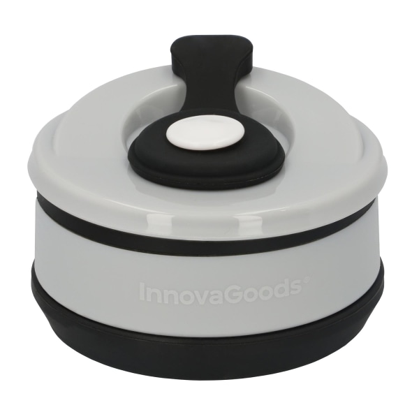 Vikbar mugg med lock - silikon black