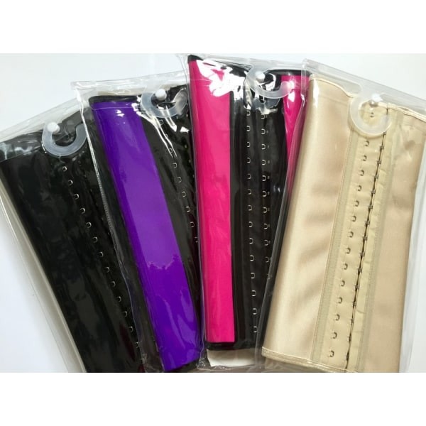 Waist Trainer naturlig latex korset Blue S