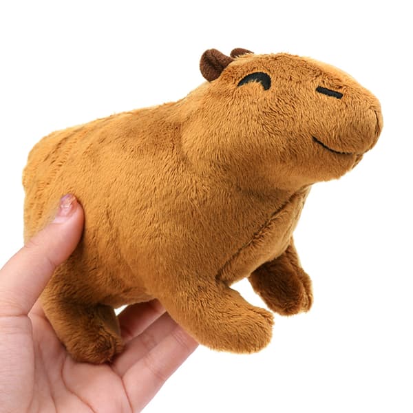18 cm Simulointi Pörröinen Kapybara Pehmolelu Nukke Lelu Lapsille Brown One Size