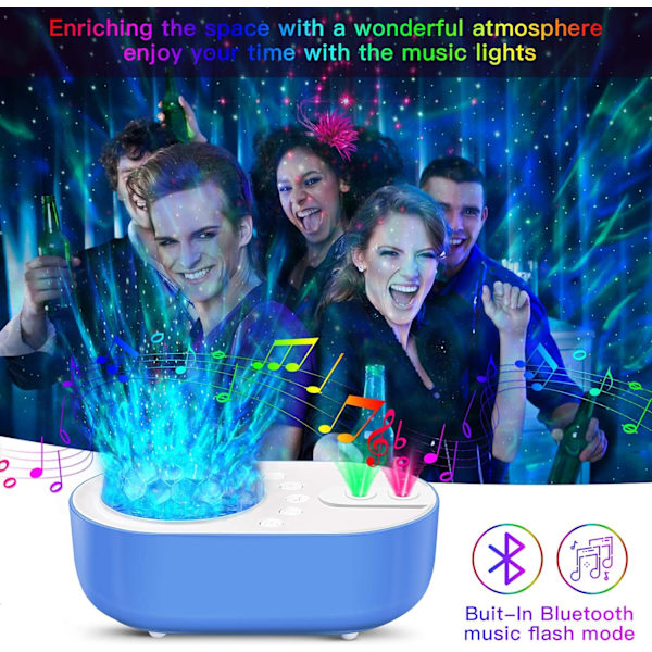 3W Starry Sky LED-projektionsnattljus