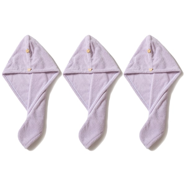 3-pakning Mikrofiber Hårtørkehåndkle
