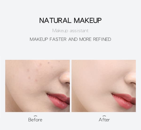 8 stk/boks Makeup Foundation Svamper Våt Tørr Dobbel Bruk Makeup