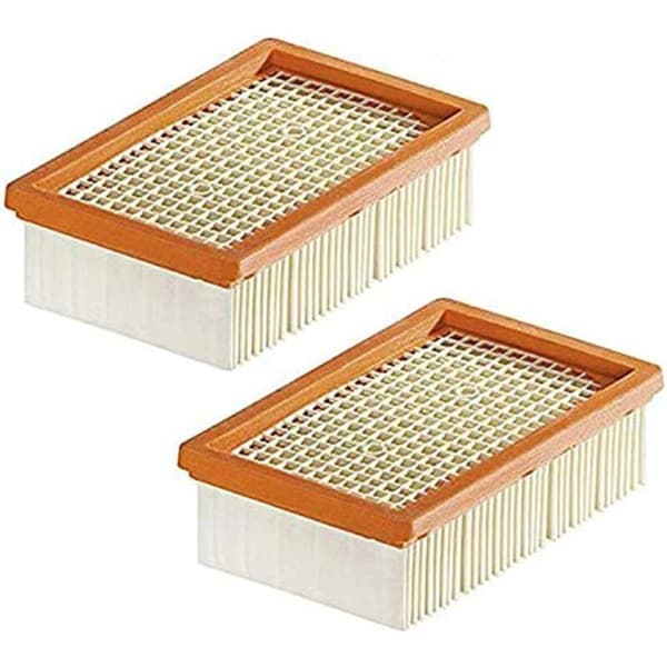 2-pack ersättningsfilter för Kärcher dammsugare WD4 WD5 W