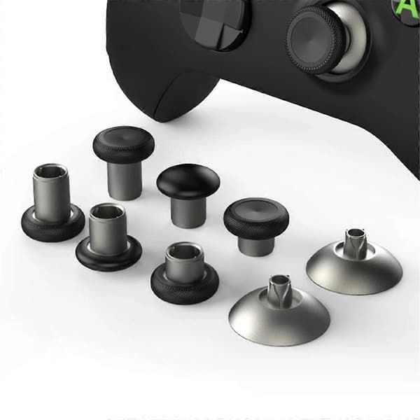 8-PAK Metal Magnetiske Tommelfingerstikker Analoge Joysticks til // /S Controller Sølv