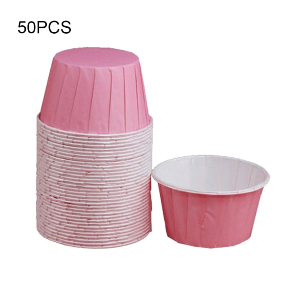 50st Glassbägare Dessertskålar för Frozen Yoghurt Cupcake Cake Pink