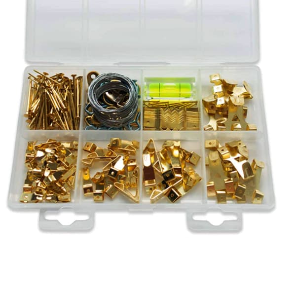 221st Picture Hanger Kit Rostfritt stål Ramklämmor Bild Han