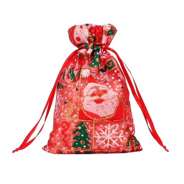 10 ST presentpåsar Organzapåsar Godisförpackning I(10CMX15CM)