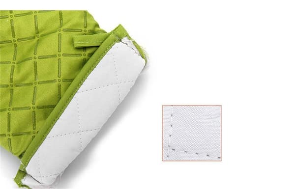 Anti-Slip Silikon Grythållare Ugnsvantar Ugnsvantar black